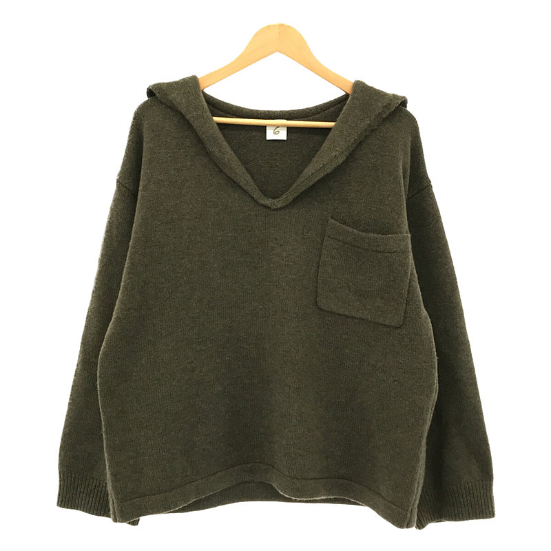 WOOL CASHMERE SAILOR COLLAR KNIT ウールカシミヤ セーラーカラーニット