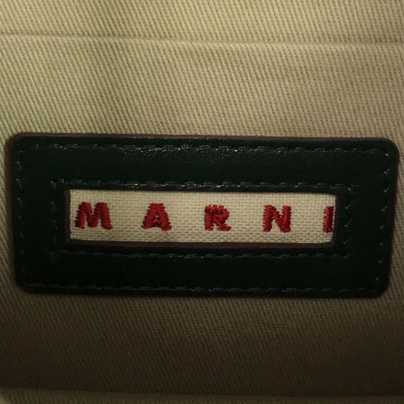 MARNI / マルニ MINI TRUNK SOFT レザー ミニ トランク ソフト ショルダー バッグ 保存袋付き