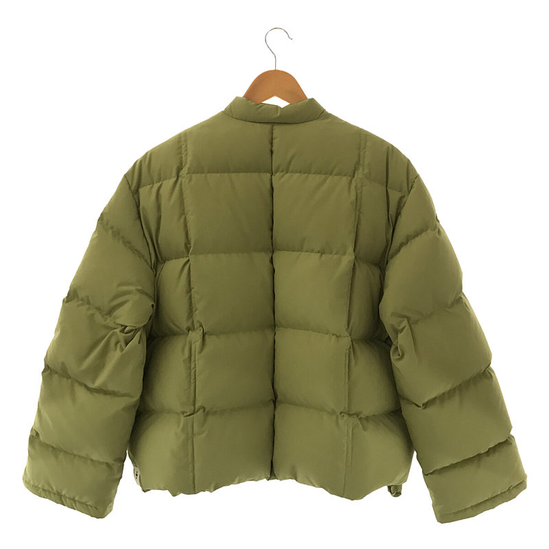 JIL SANDER+ / ジルサンダープラス Short Down Jacket イタリア製 バイカラー ショート ダウン ジャケット 持運び収納袋有