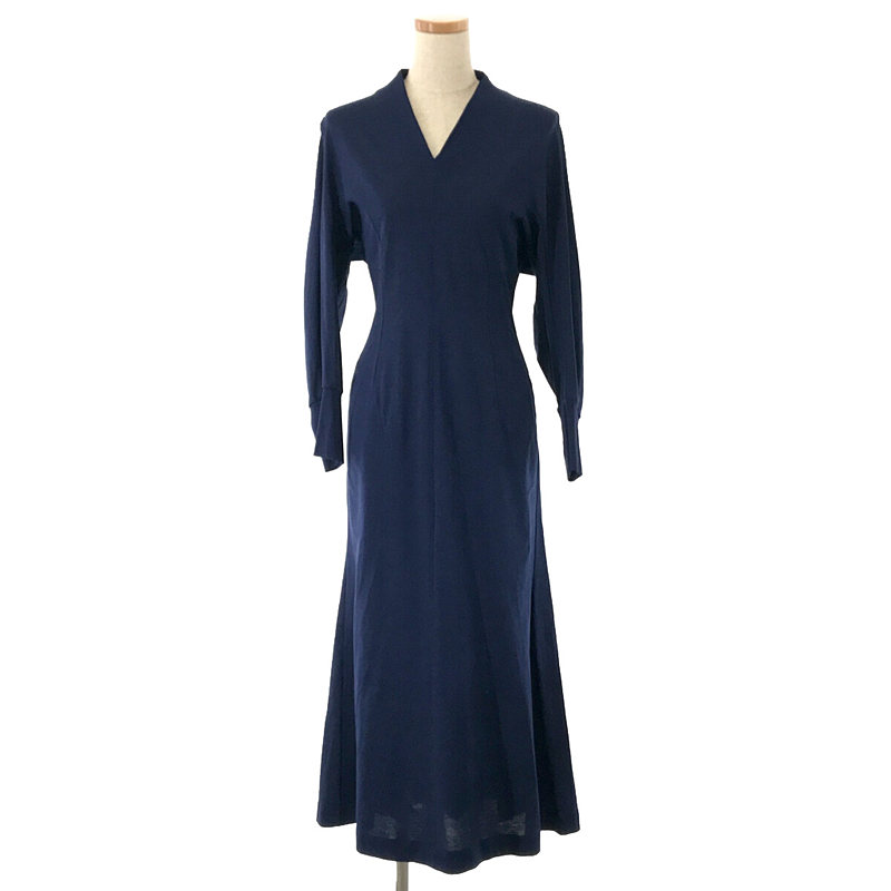 伊勢丹新宿 別注 V-Neck Classic Cottn Dress Vネック クラシック