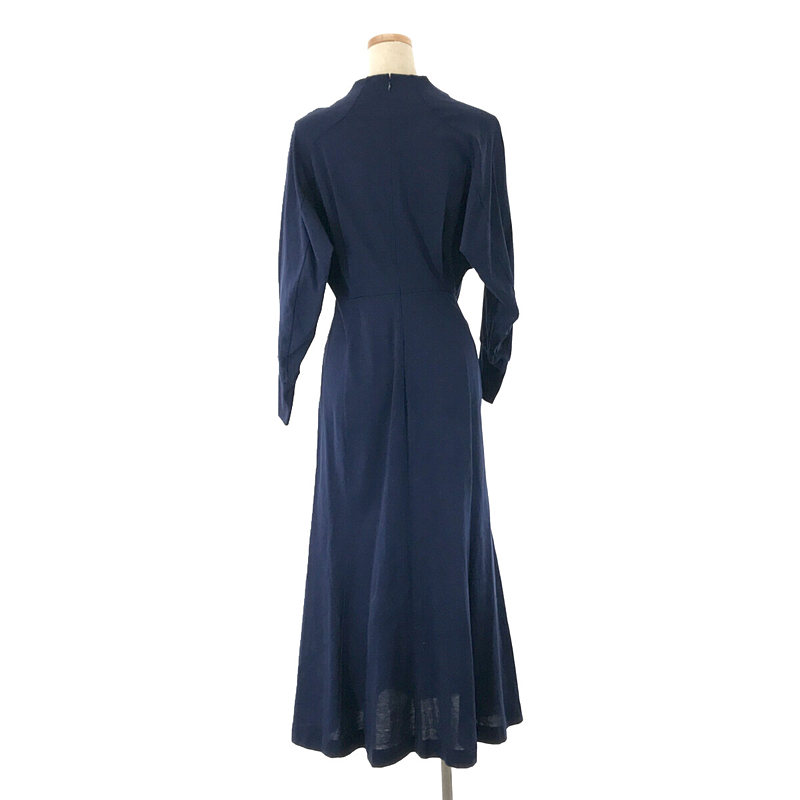 伊勢丹新宿 別注 V-Neck Classic Cottn Dress Vネック クラシック