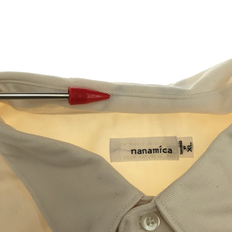 nanamica / ナナミカ Big Button Down Chino Wind Shirt SUGS104 ビッグシルエット ボタンダウン チノ ワイド シャツ