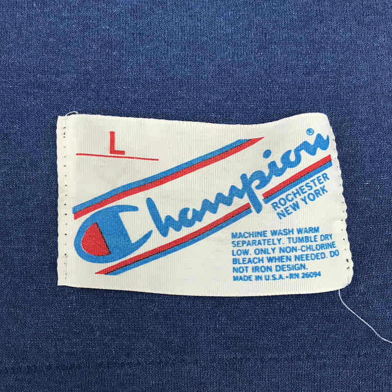 vintage champion デザイン Tシャツ ナンバリング