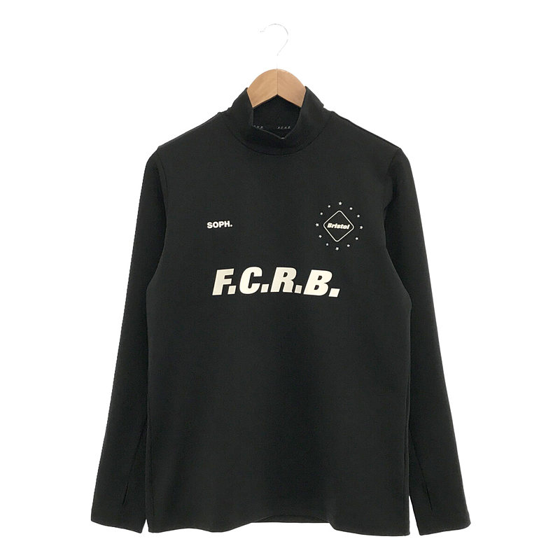 2022AW L/S WIND PROOF MOCK NECK TOP エンブレムロゴ プルオーバー トップス カットソーF.C.R.B /  エフシーアールビー