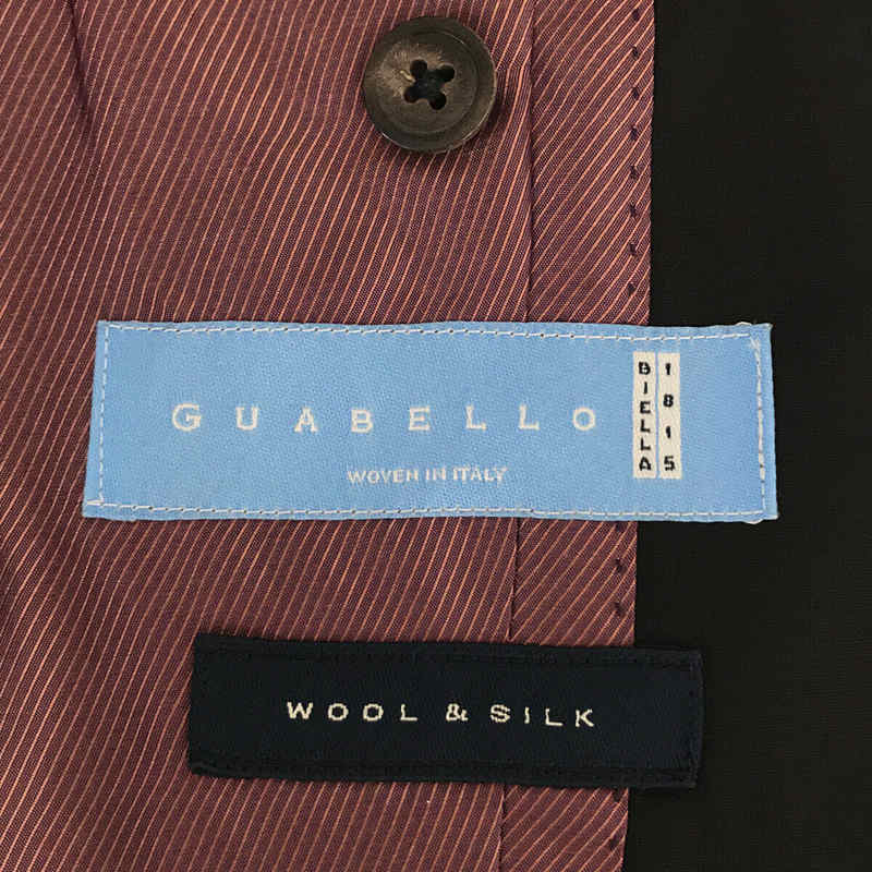 TOMORROWLAND collection / トゥモローランドコレクション GUABELLO グアベロ社製 ウール シルク 1B テーラード ジャケット