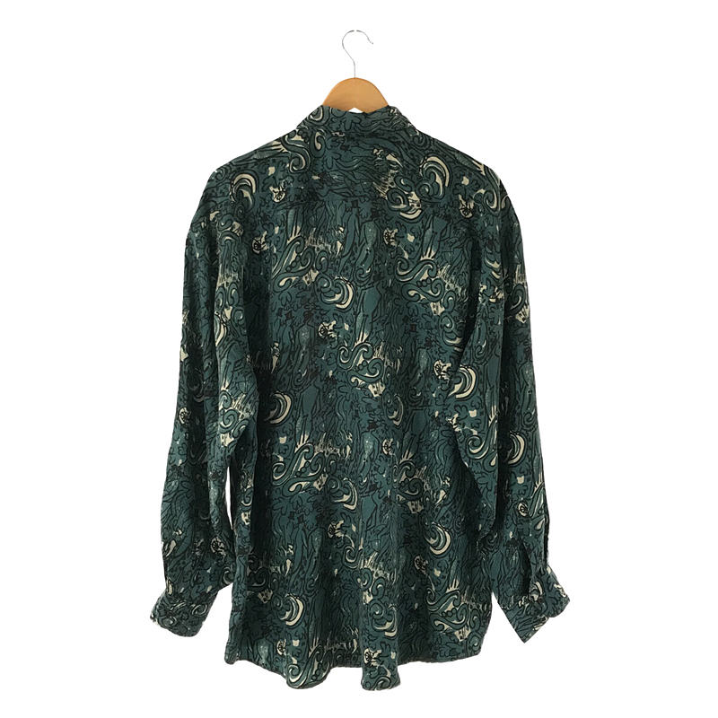 VINTAGE / ヴィンテージ古着 Goouch / グーチ 総柄 シルク シャツ