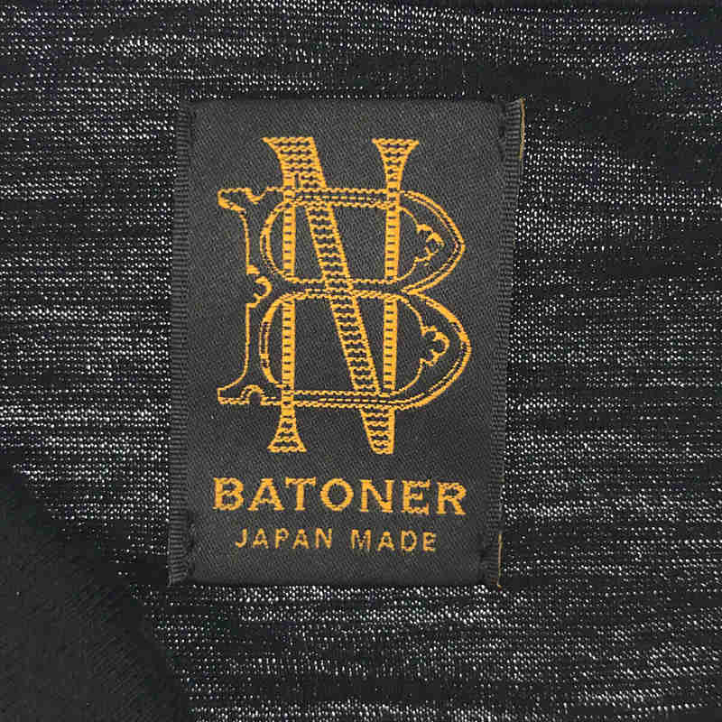BATONER / バトナ― 2022SS × L'ECHOPPE レショップ 別注 Wool Mock Tee STANDARDT モックネック ウール プルオーバー Tシャツ カットソー