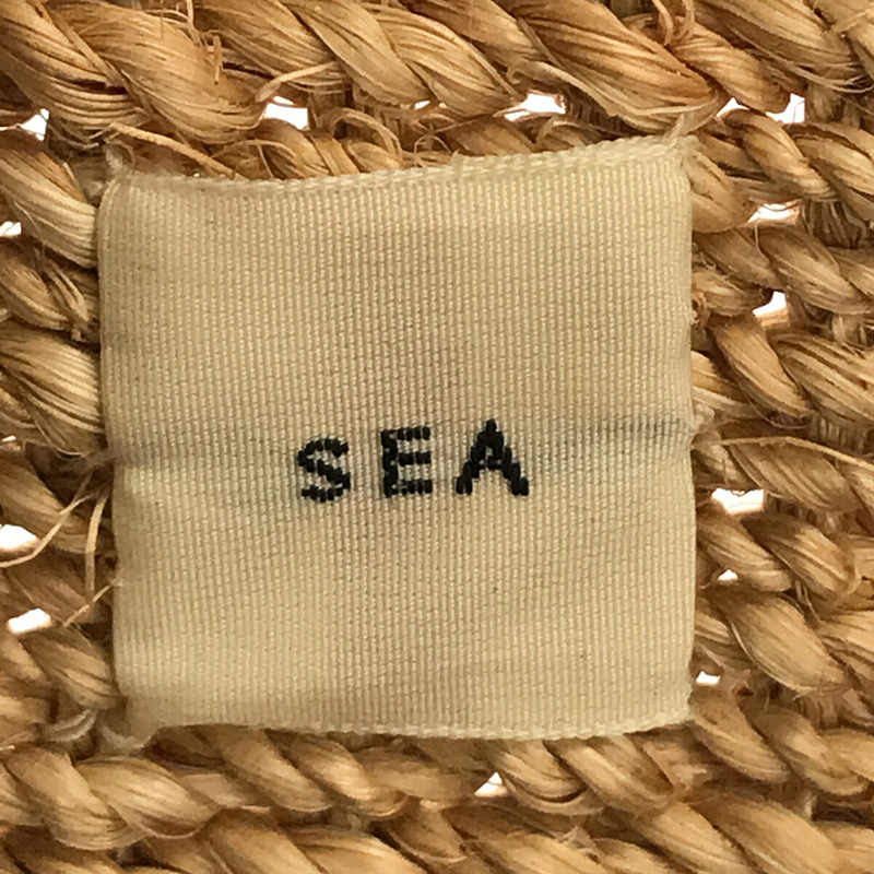 SEA / シー レザー 切替 カゴ トート バッグ