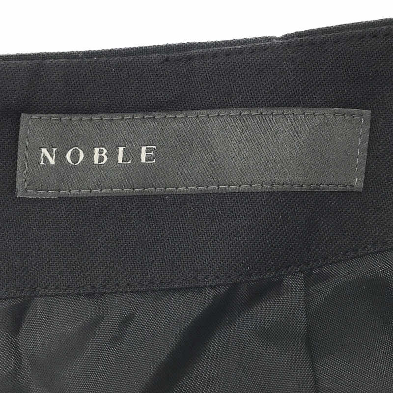 NOBLE / ノーブル ジップ Aライン スカート