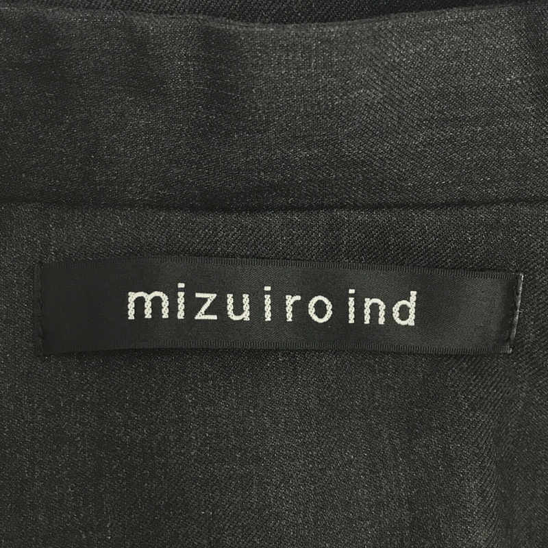 mizuiroind / ミズイロインド スタンドカラーフレアノースリーブワンピース