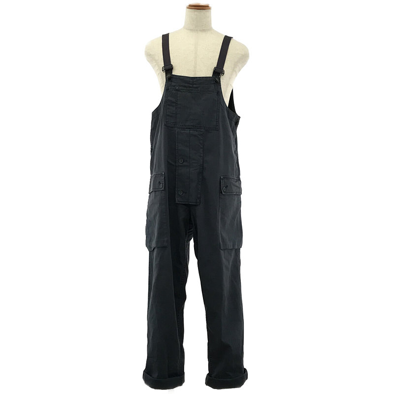 NAVAL DUNGAREE ネイバルダンガリー コットンヘリンボーン オーバーオール