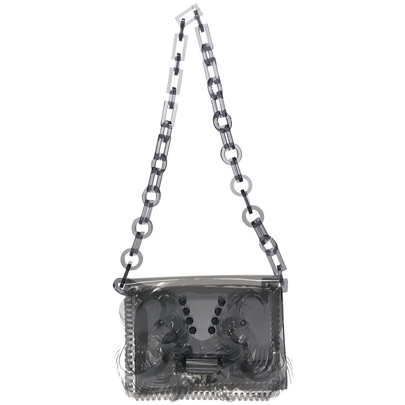 Transparent Sculptural Mini Chain Bag PVC 塩化ビニール チェーン ハンド ショルダー バッグ 箱付き