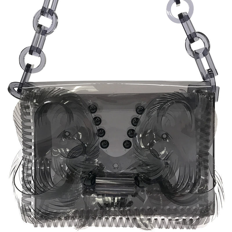 Mame Kurogouchi / マメクロゴウチ Transparent Sculptural Mini Chain Bag PVC 塩化ビニール チェーン ハンド ショルダー バッグ 箱付き