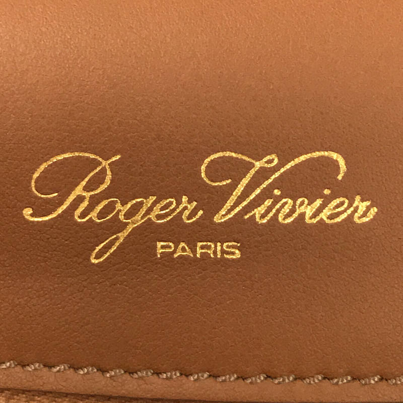 Roger Vivier / ロジェ・ヴィヴィエ 2way イタリア製 牛革 レザー ショルダー ハンド トート バッグ 保存袋有