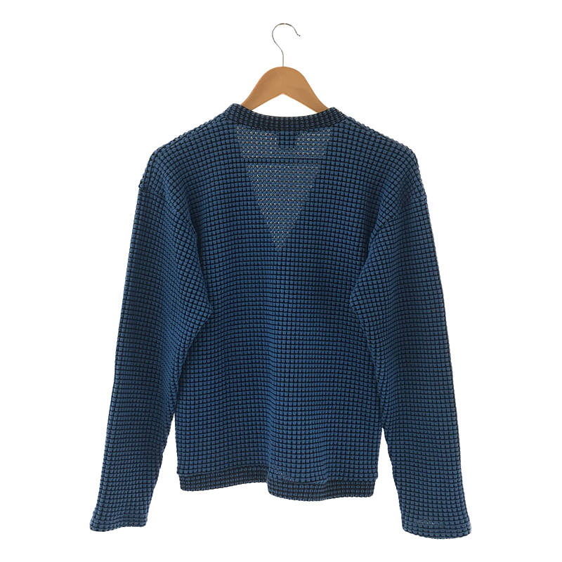 6(ROKU) / ロク WAFFLE V NECK CARDIGAN ワッフルVネックカーディガン