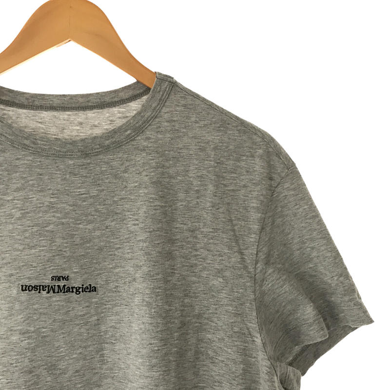 Maison Margiela / メゾンマルジェラ ⑩ 刺繍 反転 ロゴ Tシャツ カットソー gray