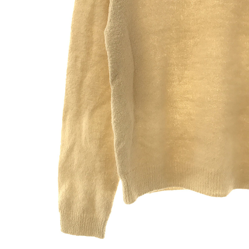 6(ROKU) / ロク COLLAR KNIT カラーニット ivory