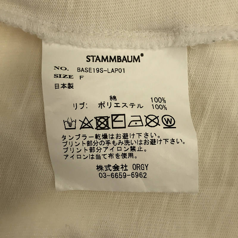 STAMMBAUM / シュタンバウム L'Appartement アパルトモン 取扱い 81 プリント カットソー