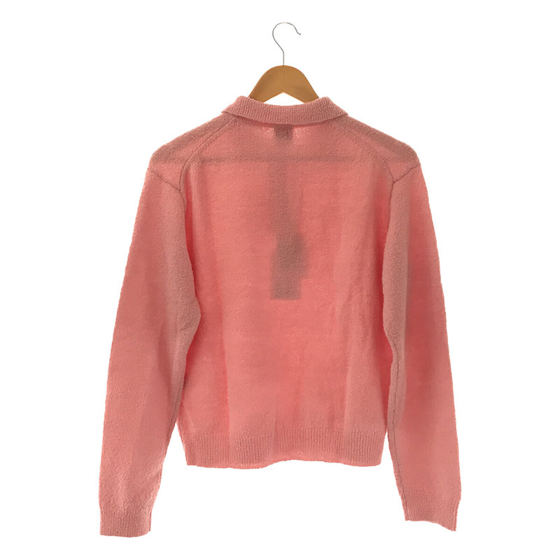 6(ROKU) / ロク COLLAR KNIT カラーニット pink