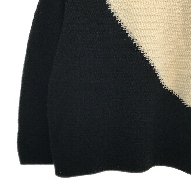 6(ROKU) / ロク BICOLOR KNIT PULLOVER バイカラーニットプルオーバー