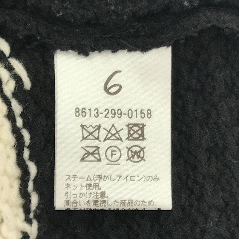 6(ROKU) / ロク BICOLOR KNIT PULLOVER バイカラーニットプルオーバー