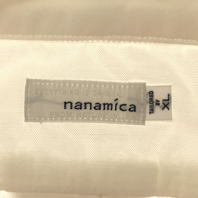 nanamica / ナナミカ Button Down Wind H/S Shirt SUGS067 ビッグシルエット コットン ボタンダウン ワイド シャツ