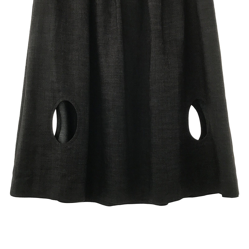6(ROKU) / ロク circle skirt サークル プリーツロングスカート