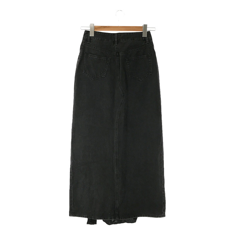 L'Appartement / アパルトモン Denim Layered Skirt デニム サテン レイヤード スカート