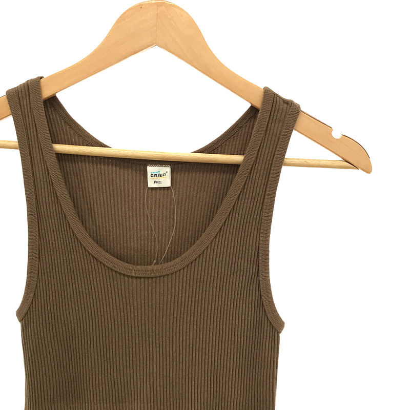 GOOD GRIEF / グッドグリーフ L'Appartement アパルトモン 取扱い RIB TANK TOP コットン リブ タンクトップ ポーチ付き