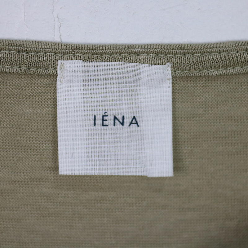 IENA / イエナ リネンスリットノースリーブプルオーバー