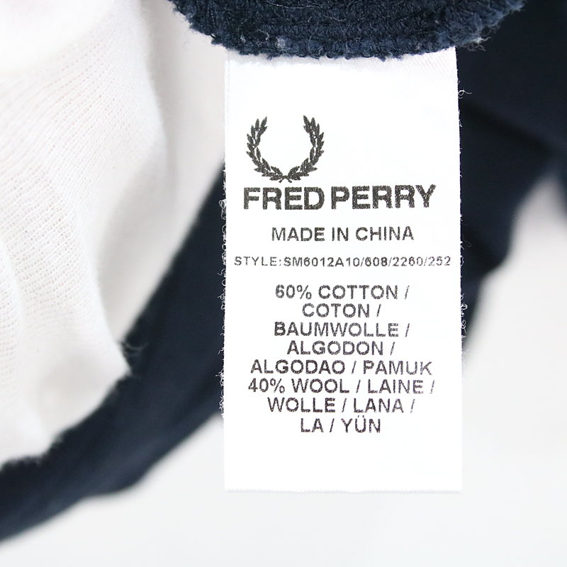 RAF SIMONS / ラフシモンズ ×Fred Perry / ロゴワッペン鹿の子ポロシャツ