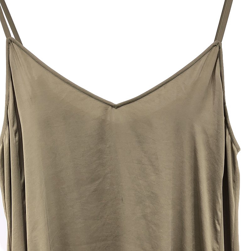 MUSE de Deuxieme Classe / ミューズドゥーズィーエムクラス 【Col Pierrot/コルピエロ】Vintage satin cami ワンピース