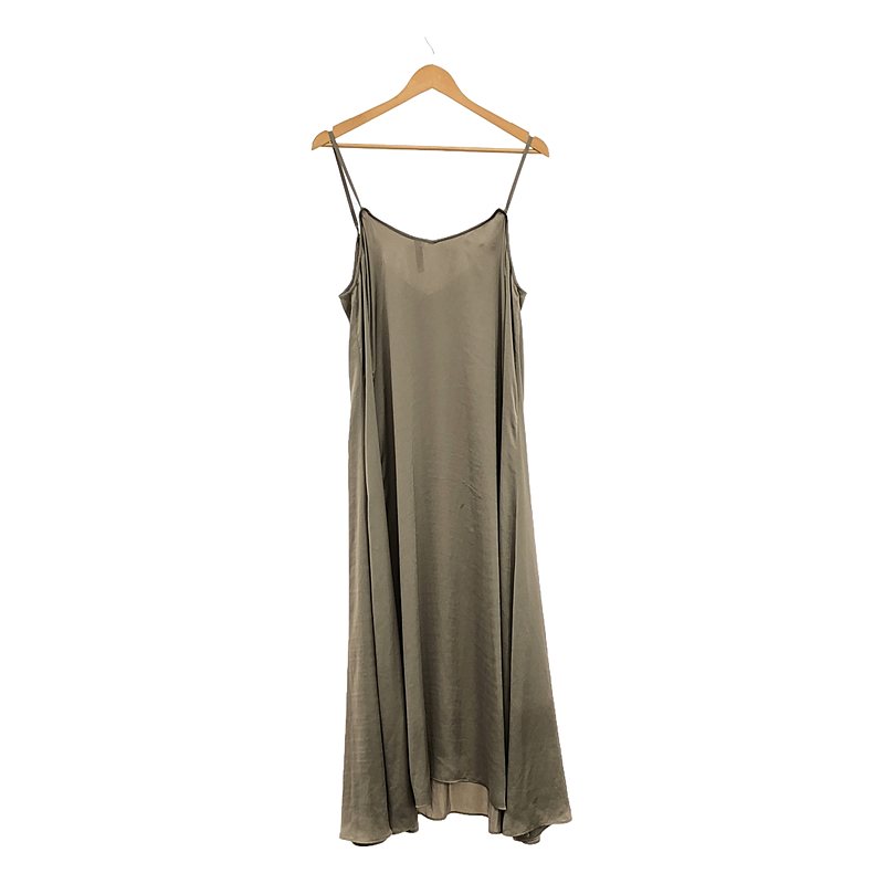 MUSE de Deuxieme Classe / ミューズドゥーズィーエムクラス 【Col Pierrot/コルピエロ】Vintage satin cami ワンピース