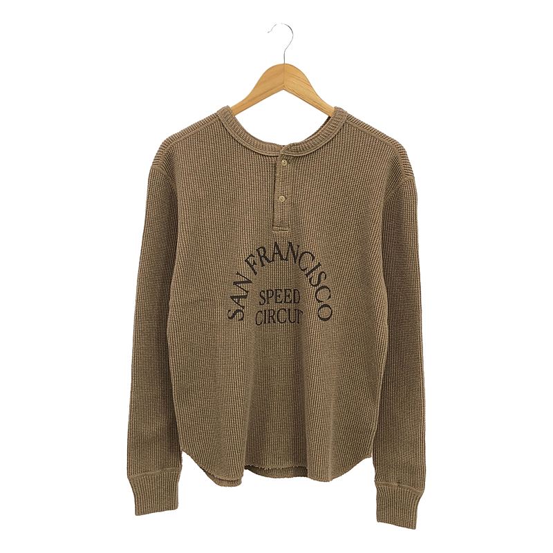 【GOOD GRIEF!】 SFSC PRINTED HENLEY NECK GOOD GRIEF!/SFSC PRINTED HENLEY NECK TOP