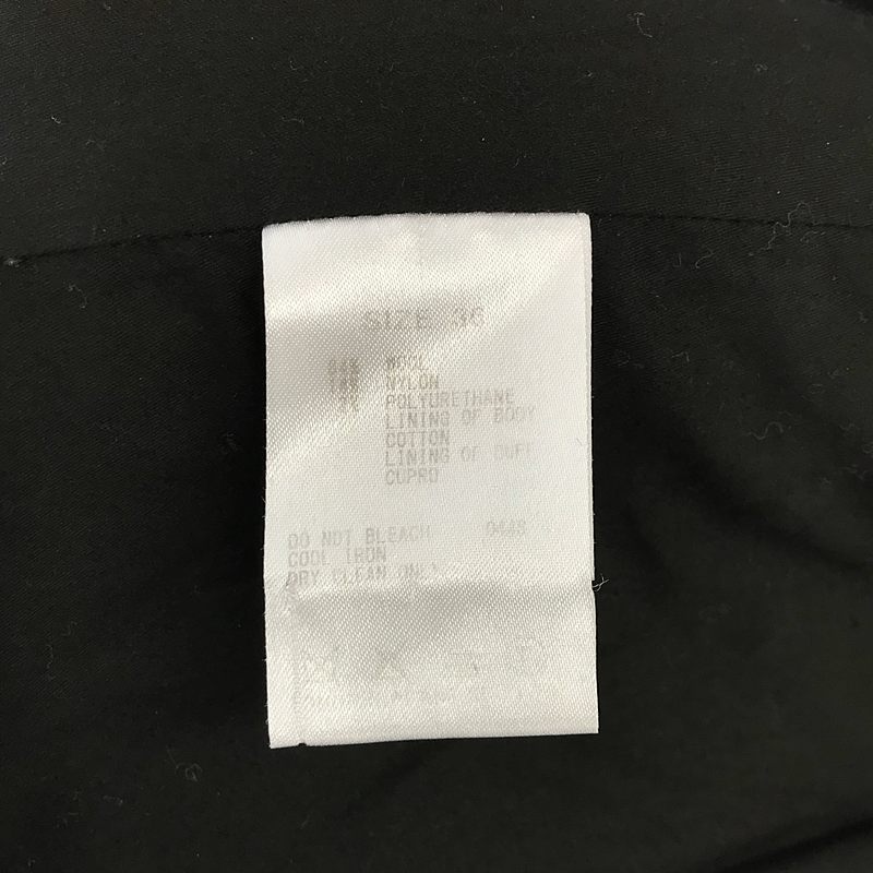 その他 ウール ヘリンボーン ノーカラーコート