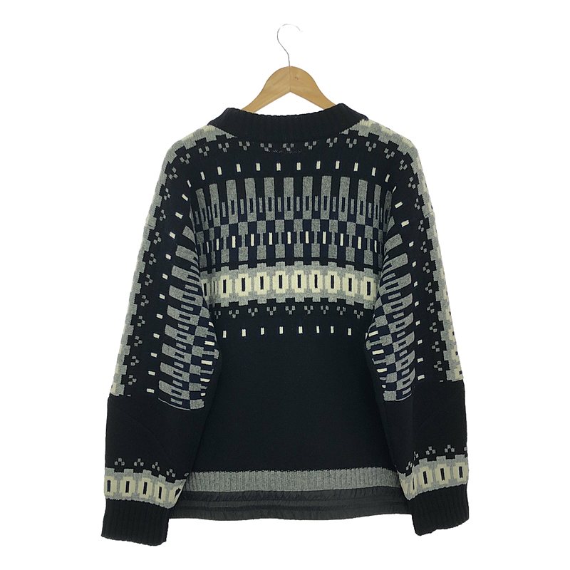 sacai / サカイ Wool Knit Pullover / ウール ニット プルオーバー