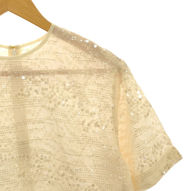 JOURNAL STANDARD L'ESSAGE / ジャーナル​スタンダードレサージュ AYAKANEKO×L’ESSAGE スパンコール JQ ブラウス