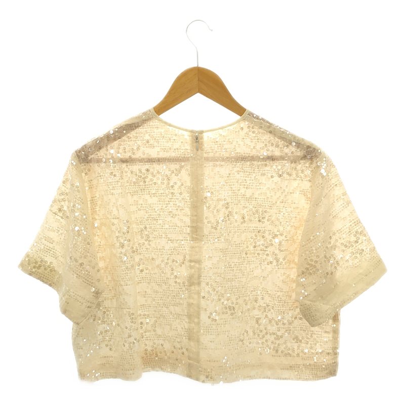 JOURNAL STANDARD L'ESSAGE / ジャーナル​スタンダードレサージュ AYAKANEKO×L’ESSAGE スパンコール JQ ブラウス