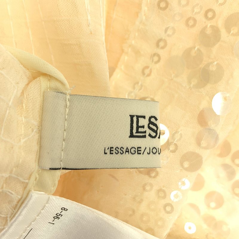 JOURNAL STANDARD L'ESSAGE / ジャーナル​スタンダードレサージュ AYAKANEKO×L’ESSAGE スパンコール JQ ブラウス