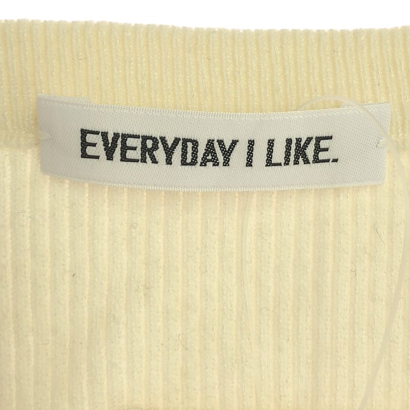 Deuxieme Classe / ドゥーズィエムクラス Li/Si RIB ノースリーブ プルオーバー