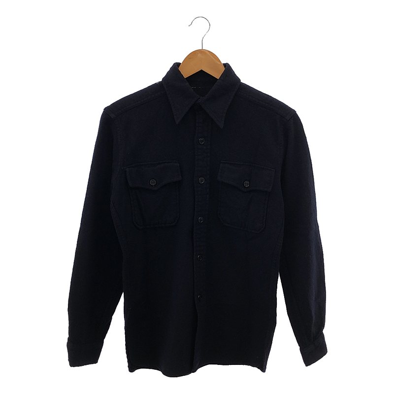 推定60s U.S.NAVY アメリカ軍 ウールフランネル CPOシャツ