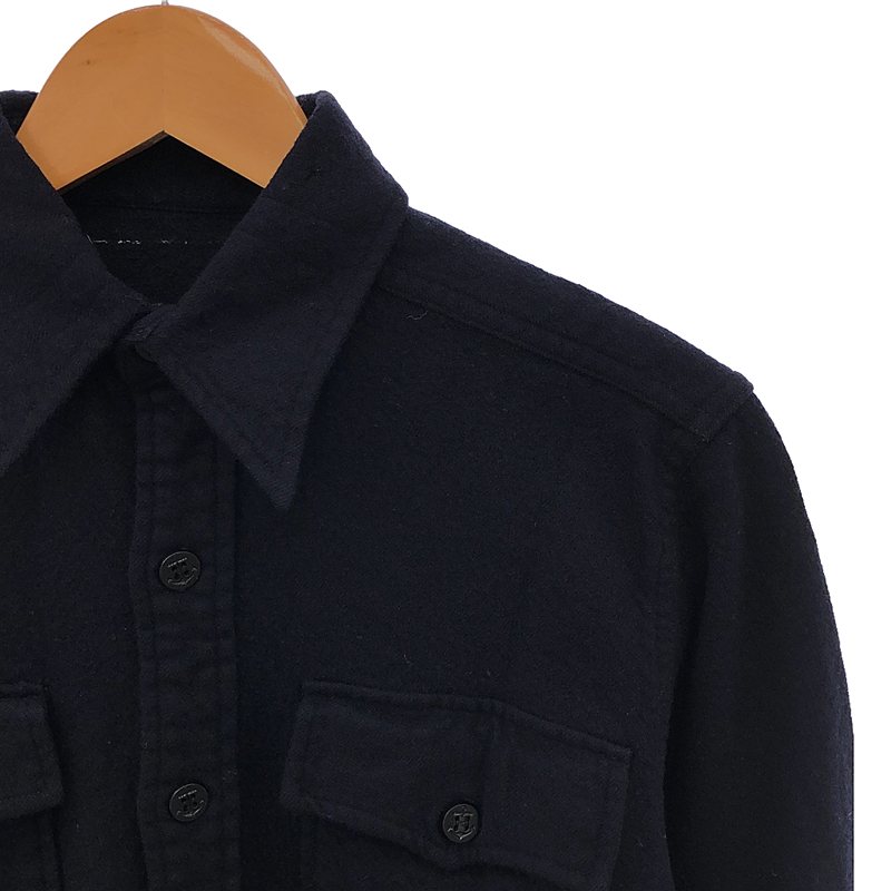 VINTAGE / ヴィンテージ古着 推定60s U.S.NAVY アメリカ軍 ウールフランネル CPOシャツ