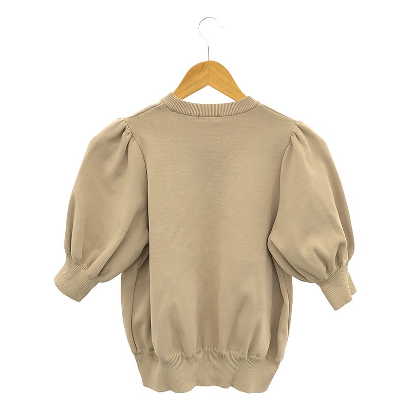 yori / ヨリ コットンパフスリーブニット