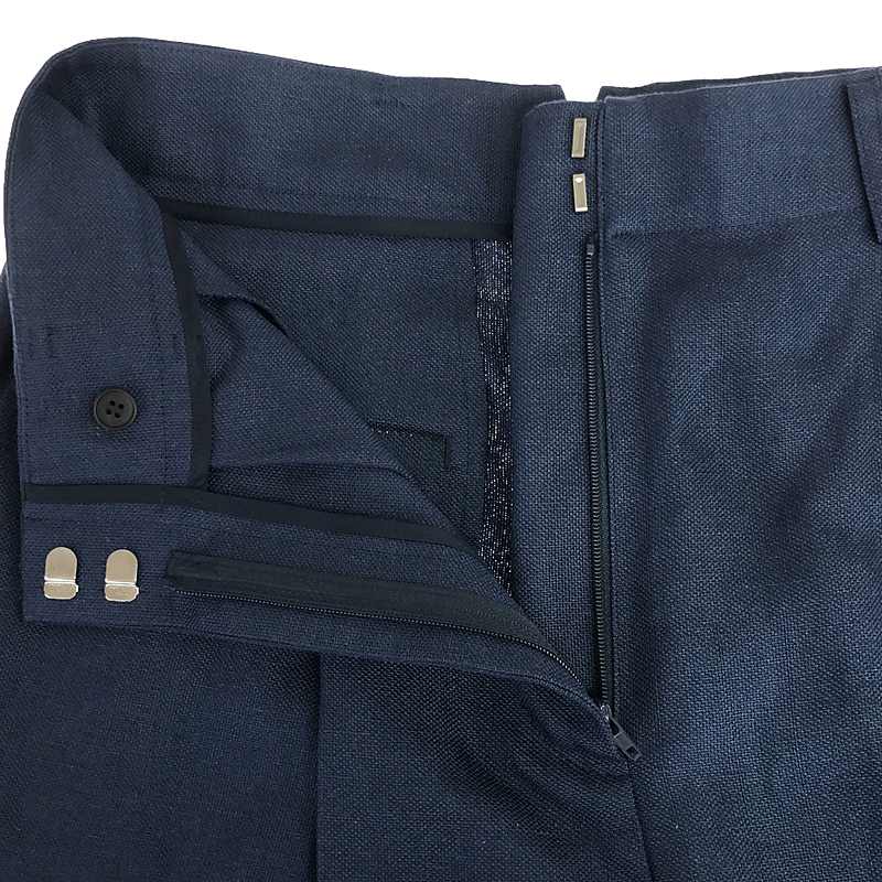 ebure / エブール ドライビスリネン テーパードパンツ