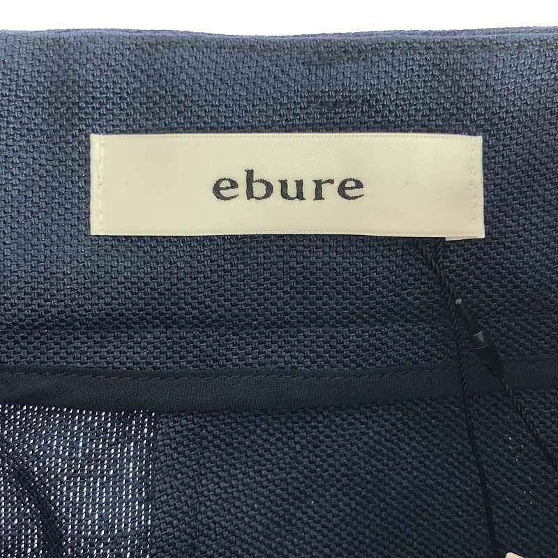 ebure / エブール ドライビスリネン テーパードパンツ