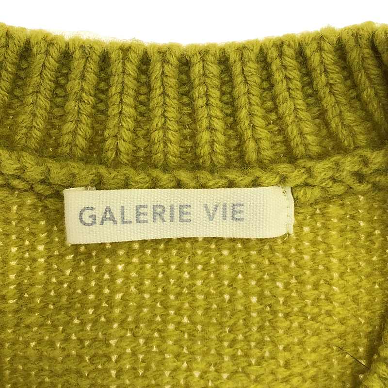 GALERIE VIE / ギャルリーヴィー ファインウール クルーネックプルオーバー