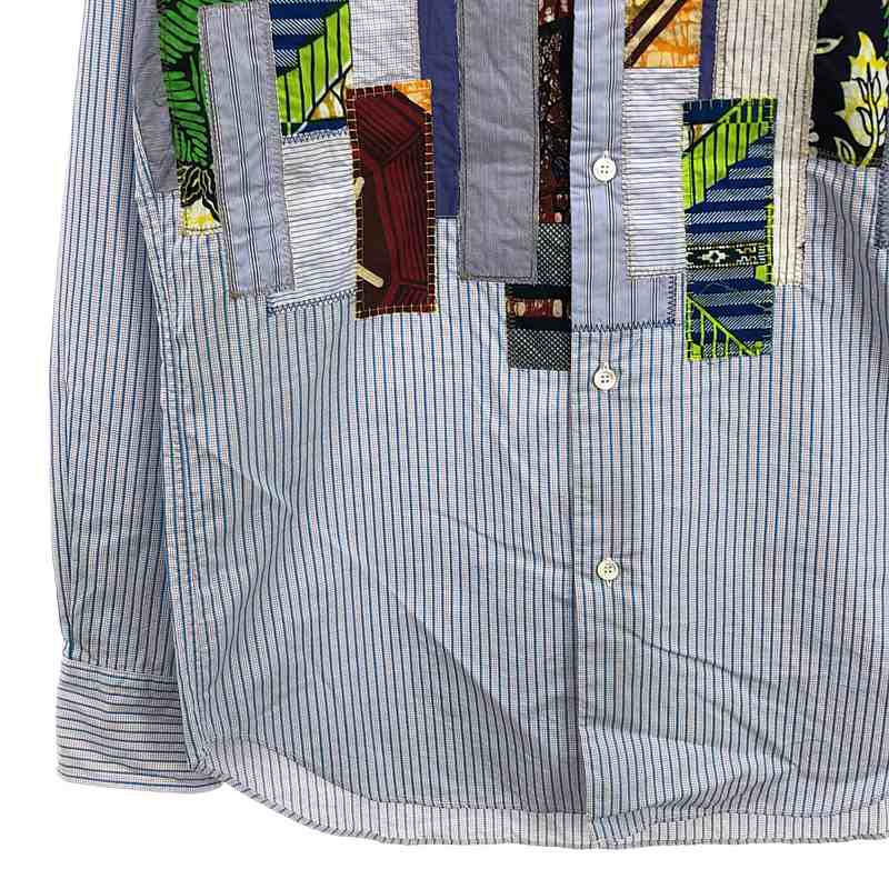 JUNYAWATANABE COMMEdesGARCONS MAN / ジュンヤワタナベマン 総柄 パッチワーク レギュラーカラーシャツ