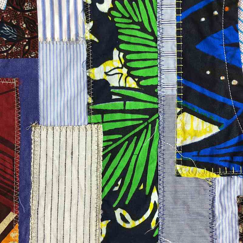 JUNYAWATANABE COMMEdesGARCONS MAN / ジュンヤワタナベマン 総柄 パッチワーク レギュラーカラーシャツ