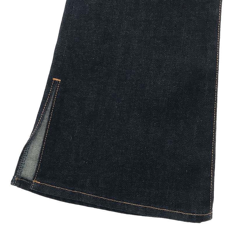 CREDONA / クレドナ ワンウォッシュスリットフレアデニム