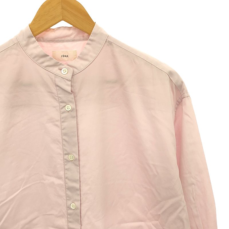 IENA / イエナ コットンブロード バンドカラーシャツワンピース